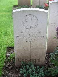 Canada Cemetery Tilloy Les Cambrai - Allen, J